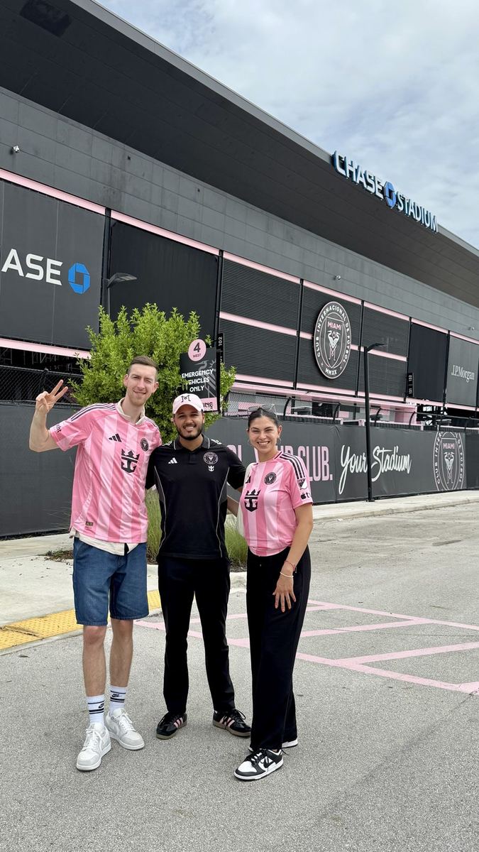 Outside the Inter Miami stadium